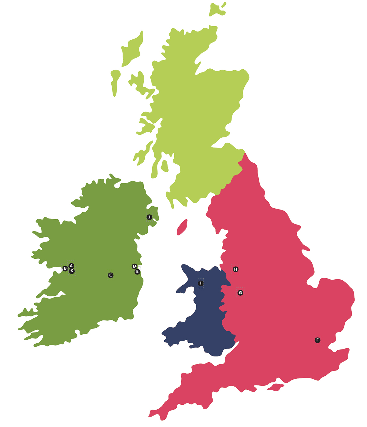 Athenry  Up rising action Map   