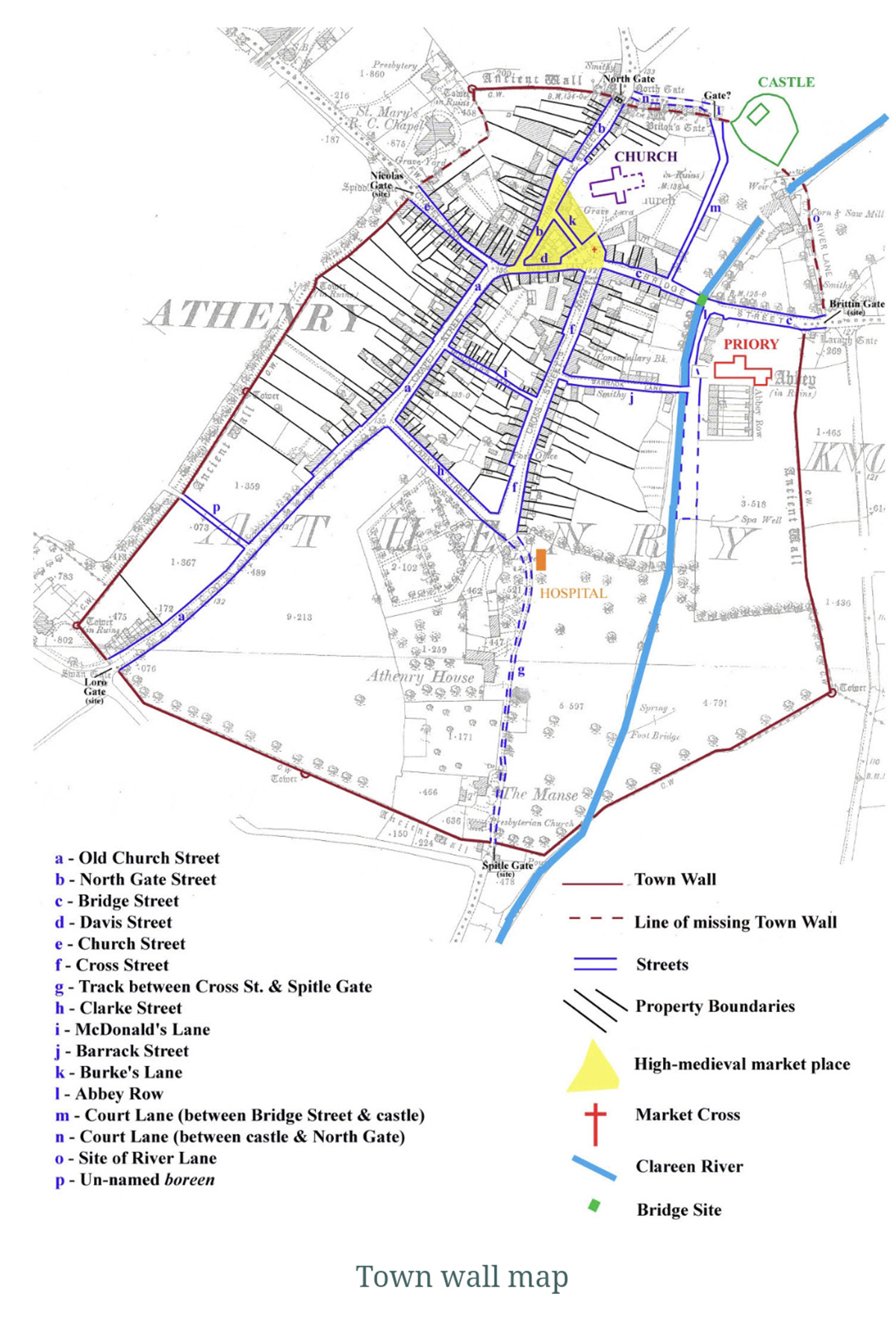 Athenry Map c1920 